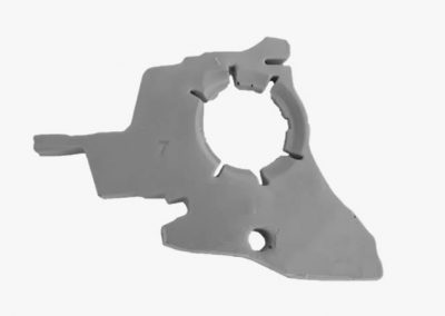 Defletor de Ar Cinza